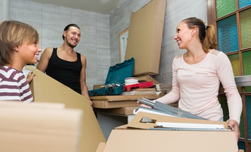 Removal van in Kensington ready for a residential move