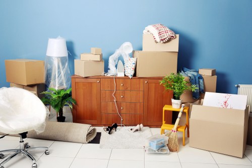 Removal van for office and business relocation in Kensington