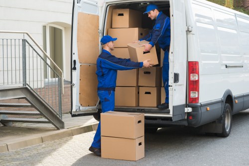 Removal team planning a home move in Kensington