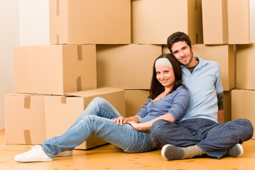 Packing and loading support for a Kensington property move