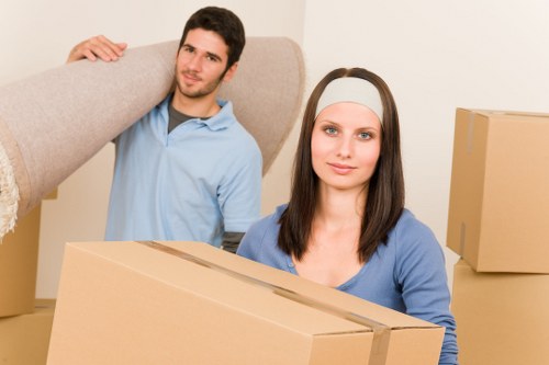Local Kensington house moving service with transport and loading equipment