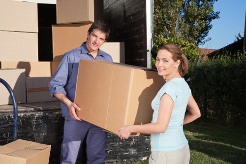 Commercial man with van transport for Kensington businesses